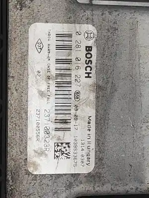 Second-hand car spare part ecu engine control for renault scenic iii privilege oem iam references 237100323r  0281016227