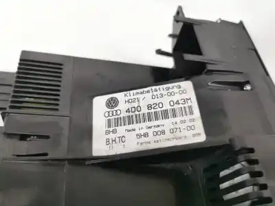 Автозапчастина б/у контроль опалення / кондиціонації для audi a8 (d2) 2.5 tdi посилання на oem iam 4d0820043m  