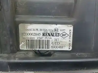 Peça sobressalente para automóvel em segunda mão farol / farolim esquerdo por renault laguna ii (bg0) dynamique referências oem iam 8200002845  