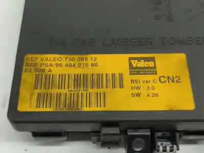 Second-hand car spare part bsi control unit for citroen xsara berlina 2.0 hdi 66kw premier oem iam references 9649491080  73008512