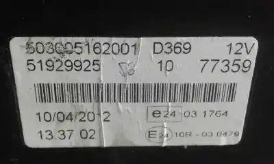 Автозапчастина б/у панель інструментів для opel combo d kasten l1h1 2.4t посилання на oem iam 503005162001  51929925