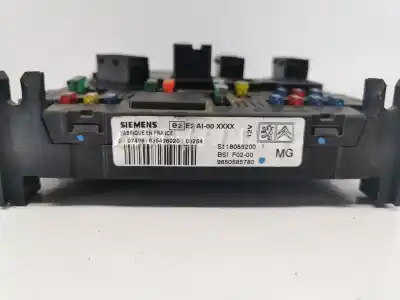 Second-hand car spare part bsi control unit for citroen c3 1.1 collection oem iam references 9650585780  s118085200