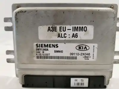 Second-hand car spare part ecu engine control for kia rio rs berlina oem iam references 391102x046  5wy1340a
