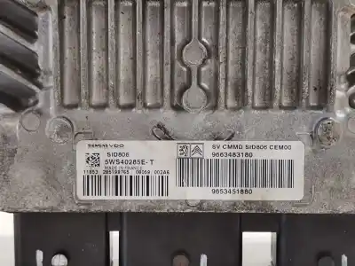 Second-hand car spare part ecu engine control for citroen c2 audace oem iam references 9663483180 9653451880 5ws40285et