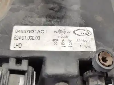 Автозапчасти б/у левая фара за chrysler voyager (rg) 2.8 crd lx ссылки oem iam 04857831ac  