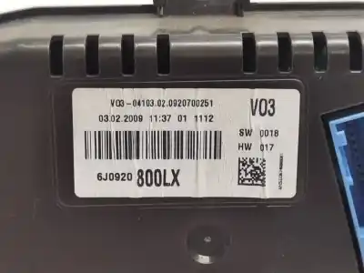 Peça sobressalente para automóvel em segunda mão quadrante por seat ibiza (6j5) reference referências oem iam 6j0920800lx  
