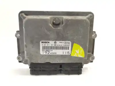 Peça sobressalente para automóvel em segunda mão centralina de motor uce por fiat stilo (192) 1.9 jtd cat referências oem iam 