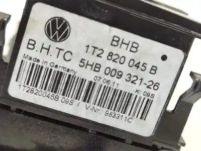 Peça sobressalente para automóvel em segunda mão comando de sofagem (chauffage / ar condicionado)  por seat leon (1p1) reference copa referências oem iam 1t2820045b  