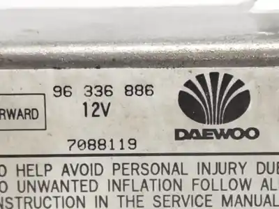 Автозапчастина б/у блок управління подушками безпеки для daewoo matiz cd посилання на oem iam 96336886  7088119