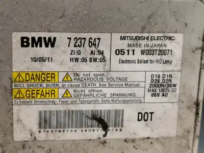 Second-hand car spare part left headlight for bmw serie 3 berlina (e90) 316d oem iam references 631172025839 0511w003t20071 7237647