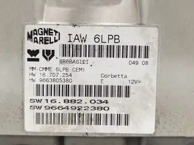 Peça sobressalente para automóvel em segunda mão centralina de motor uce por peugeot 407 confort referências oem iam sw9664922380 sw16882034 hw9663805380