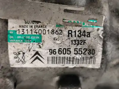 Piesă de schimb auto la mâna a doua compresor de aer condiționat pentru peugeot 407 confort referințe oem iam 9660555280  