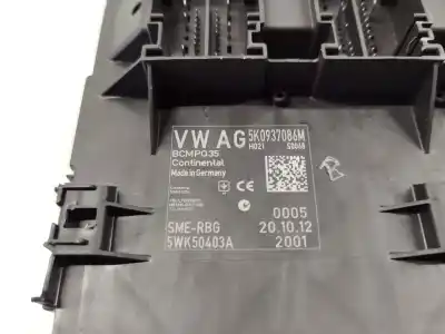 Second-hand car spare part comfort module for volkswagen touran (1t3) edition oem iam references 5k0937086m 5wk50403a 
