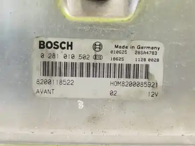 Second-hand car spare part ecu engine control for renault kangoo (f/kc0) oasis oem iam references 8200118522 hom8200085921 0281010502