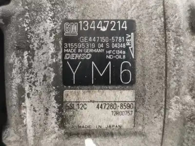 Second-hand car spare part air conditioning compressor for opel corsa e business oem iam references 13447214 4472808590 ge4471505781