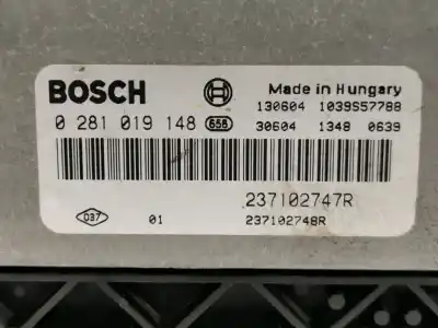 Second-hand car spare part ecu engine control for renault clio iv zen oem iam references 0281019148  237102747r