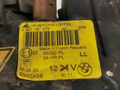 Second-hand car spare part right headlight for bmw serie 3 compact (e46) 320td oem iam references 0301187272  6905496