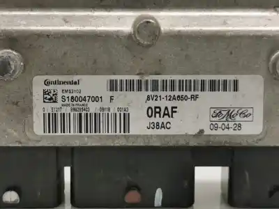 Second-hand car spare part ecu engine control for ford fiesta (cb1) ambiente oem iam references 8v2112a650rf  s180047001f