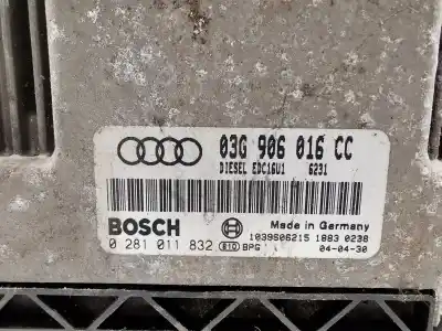 Second-hand car spare part ecu engine control for audi a3 (8p1) 1.9 tdi oem iam references 03g906016cc  0281011832