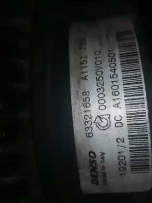 Second-hand car spare part alternator for smart coupe passion oem iam references a1601540501 0003250v011000000 1601540501