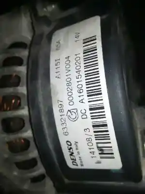 Pezzo di ricambio per auto di seconda mano alternatore per smart cabrio 0.6 turbo cat riferimenti oem iam a1601540201  1601540201