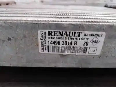 Second-hand car spare part intercooler for renault captur dynamique oem iam references 144963014r  