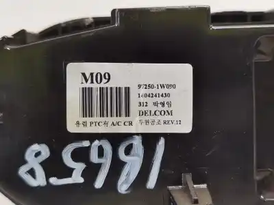 Pièce détachée automobile d'occasion commande de chauffage / climatisation pour kia rio concept références oem iam 972501w090  1404241430