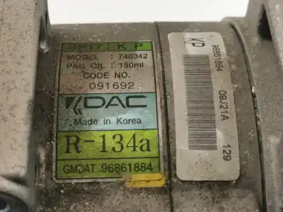 Second-hand car spare part air conditioning compressor for opel antara cosmo 4x4 oem iam references 96861884  