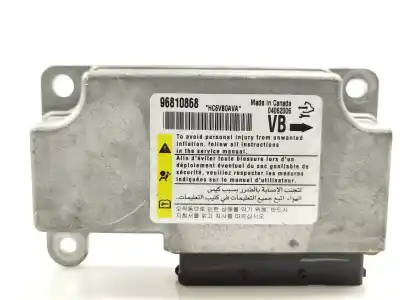 Peça sobressalente para automóvel em segunda mão centralina de airbag por chevrolet captiva 2.0 vcdi lt referências oem iam 96810868