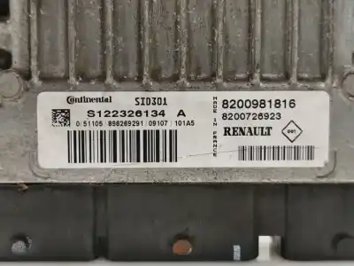 Second-hand car spare part ecu engine control for renault laguna iii dynamique tomtom oem iam references 8200981816 s122326134a 8200726923