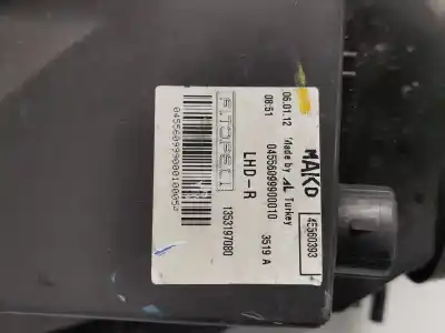 Second-hand car spare part right headlight for citroen nemo basis oem iam references 1353197080  