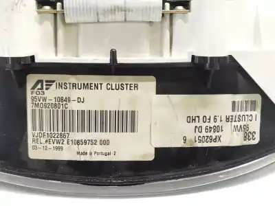 Peça sobressalente para automóvel em segunda mão quadrante por ford galaxy (vx) clx referências oem iam 95vw10849dj  7m0920801c