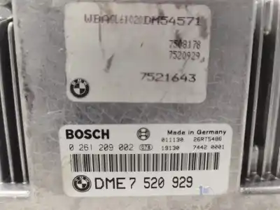 Second-hand car spare part ecu engine control for bmw serie 7 (e65/e66) 745i oem iam references 0261209002  dme7520929