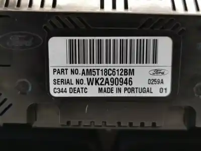 Second-hand car spare part heating / air conditioning control panel for ford grand c-max trend oem iam references am5t18c612bm  