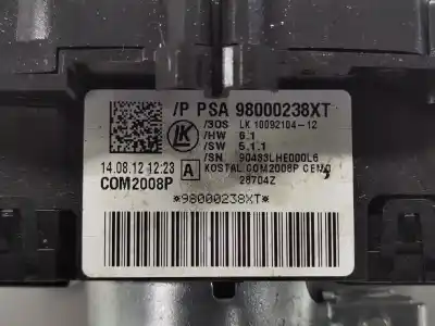 Pezzo di ricambio per auto di seconda mano comando pulito per citroen c4 lim. exclusive riferimenti oem iam 98000238xt  0430770009