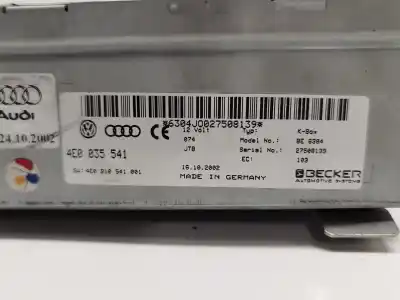 Автозапчастина б/у аудіо система / радіо cd для audi a8 (4e2) 4.2 quattro посилання на oem iam 4e0035541  4e0910541001