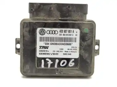 Автозапчастина б/у електронний модуль для audi a8 (4e2) 4.2 quattro посилання на oem iam 4e0907279a