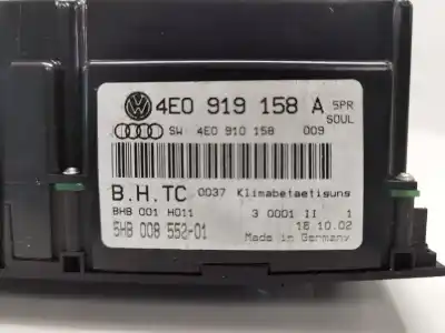 Автозапчастина б/у клімат-контроль для audi a8 (4e2) 4.2 quattro посилання на oem iam 4e0919158a  4e0910158