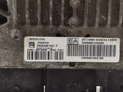 Автозапчасти б/у блок управления двигателем за citroen jumpy hdi 120 27 l1h1 furg. ссылки oem iam 5ws40615ct hw9661622180 sw9665100380