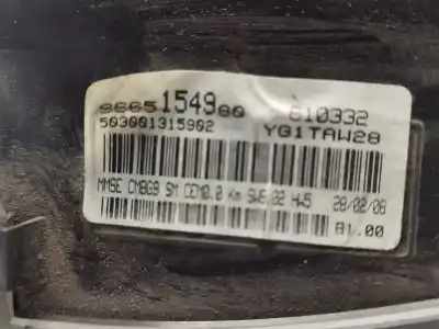 Автозапчасти б/у приборная доска за citroen jumpy hdi 120 27 l1h1 furg. ссылки oem iam 9665154980  