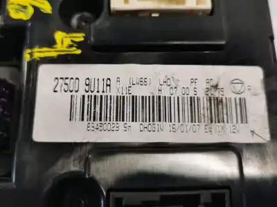 Peça sobressalente para automóvel em segunda mão comando de sofagem (chauffage / ar condicionado)  por nissan note (e11e) acenta referências oem iam 275009u11a  