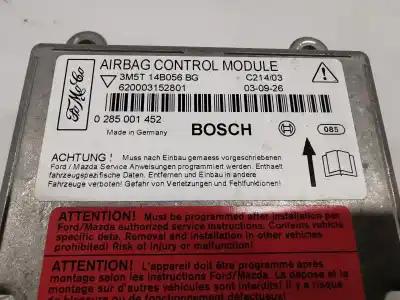 Second-hand car spare part airbag control unit for ford focus c-max (cap) ambiente (d) oem iam references 3m5t14b056bg  