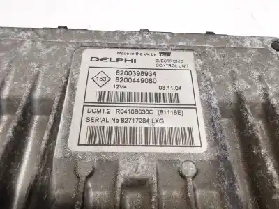 Автозапчасти б/у блок управления двигателем за renault modus confort dynamique ссылки oem iam 8200398934  8200449080