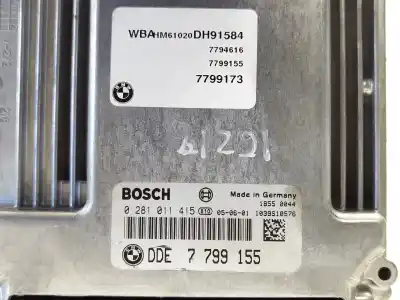 Second-hand car spare part ecu engine control for bmw serie 7 (e65/e66) 745d oem iam references dde7799155  