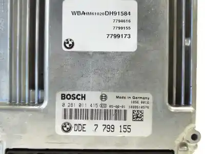 Second-hand car spare part ecu engine control for bmw serie 7 (e65/e66) 745d oem iam references dde7799155  