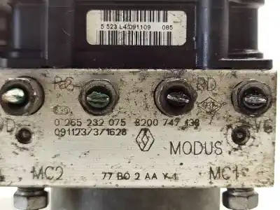 Peça sobressalente para automóvel em segunda mão abs por renault grand modus dynamique referências oem iam 8200747138  