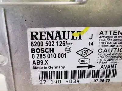 Second-hand car spare part airbag control unit for renault modus authentique oem iam references 8200502126  