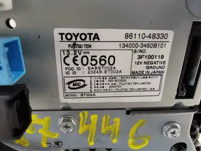 Автозапчастина б/у багатофункційний дисплей для lexus rx (_u3_) 350 awd (gsu35_) посилання на oem iam 8611048330  1340003460b101