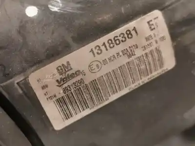 Second-hand car spare part left headlight for opel corsa d essentia oem iam references 13186381ef  