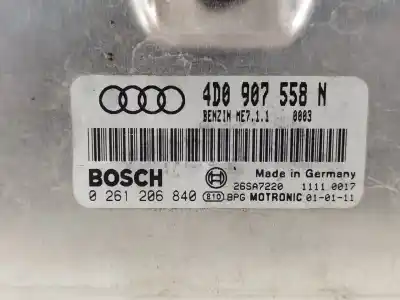 Автозапчастина б/у ебу контролер двигуна для audi a8 (d2) 3.7 v8 40v посилання на oem iam 4d0907558n  0261206840
